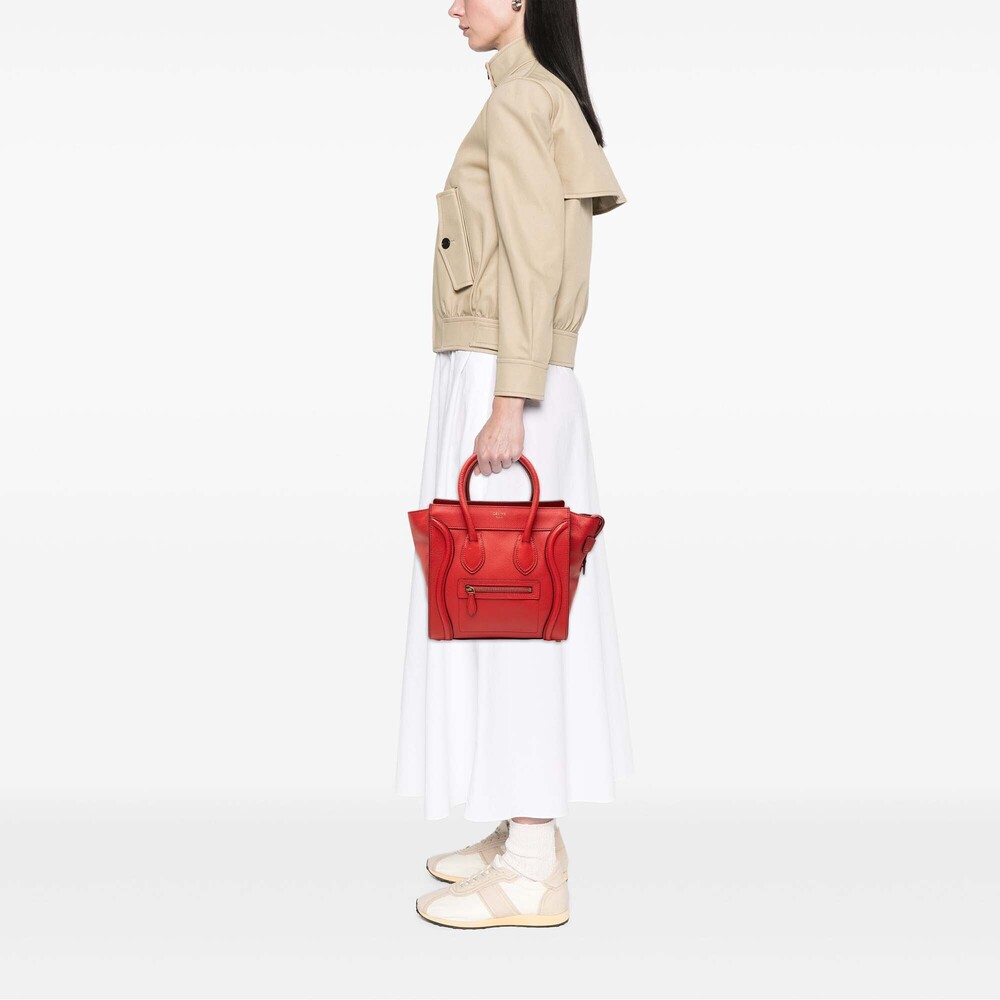 Pre-Loved Celine Micro Calfskin Luggage Tote - Picture 7 of 7